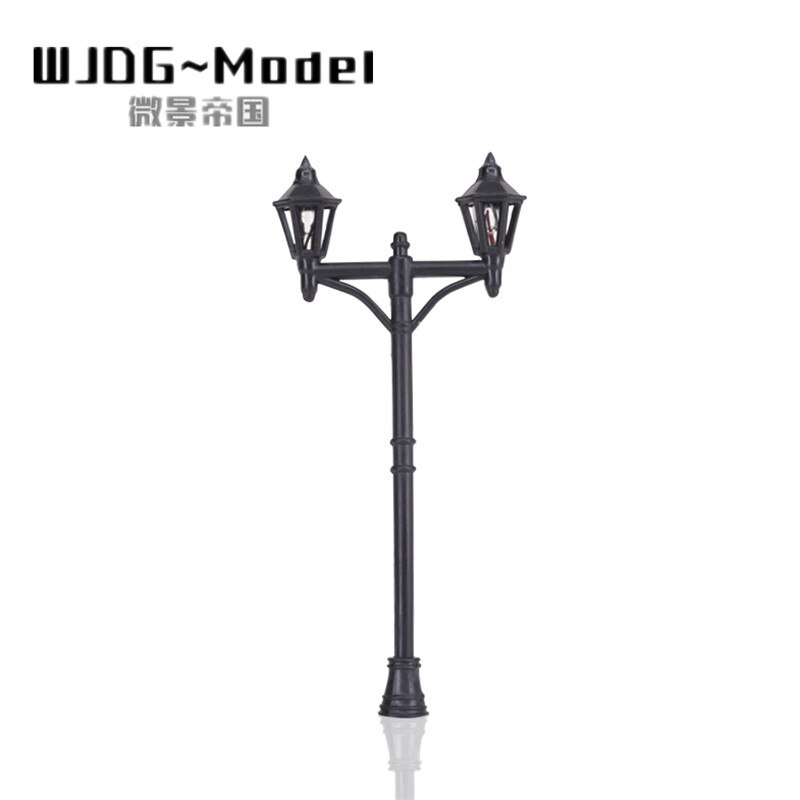 Wiking20pcs Led Hexagon Dubbele Tuin Licht H-70-Mm/3 V3 Zand Tafel Lampen En Lantaarns Van architectonisch Model Materiaal