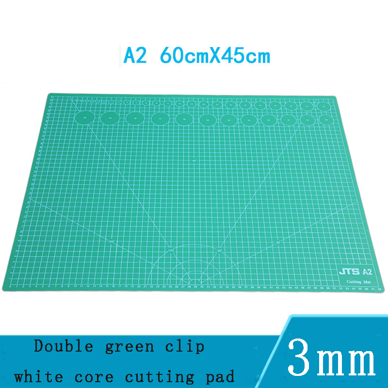 A2 Cutting Board 3 Layer Pvc Double-sided Medium Knife Engraving Board Manual Model Pad Plate Hob Self-healing Cutting Board