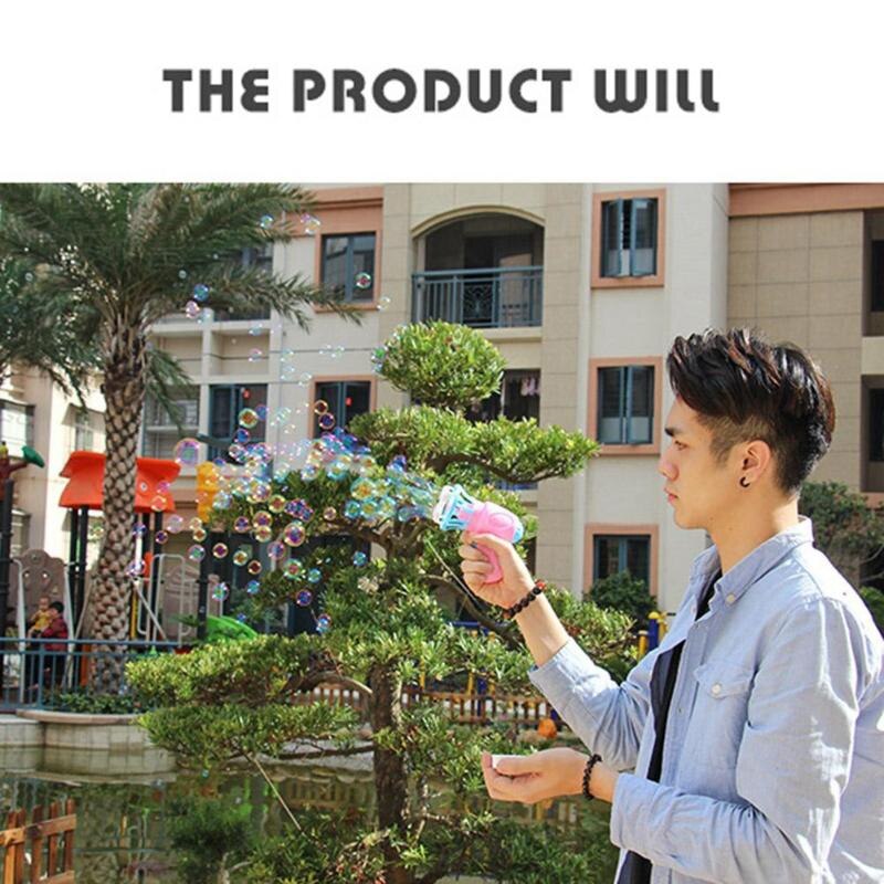 proprietà Divertente ic Bolla Ventilatore Macchina Elettrica Automatica bolla creatore con Il mini Ventilatore per Bambini tutto'aperto Giocattoli Forniture di Nozze