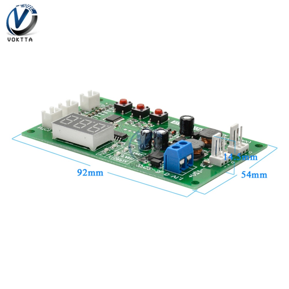 DC 12V Single/Dual Way Speed Controller Temperature Control Governor 3/4 Wire PWM Fan Temperature Control Speed Controller