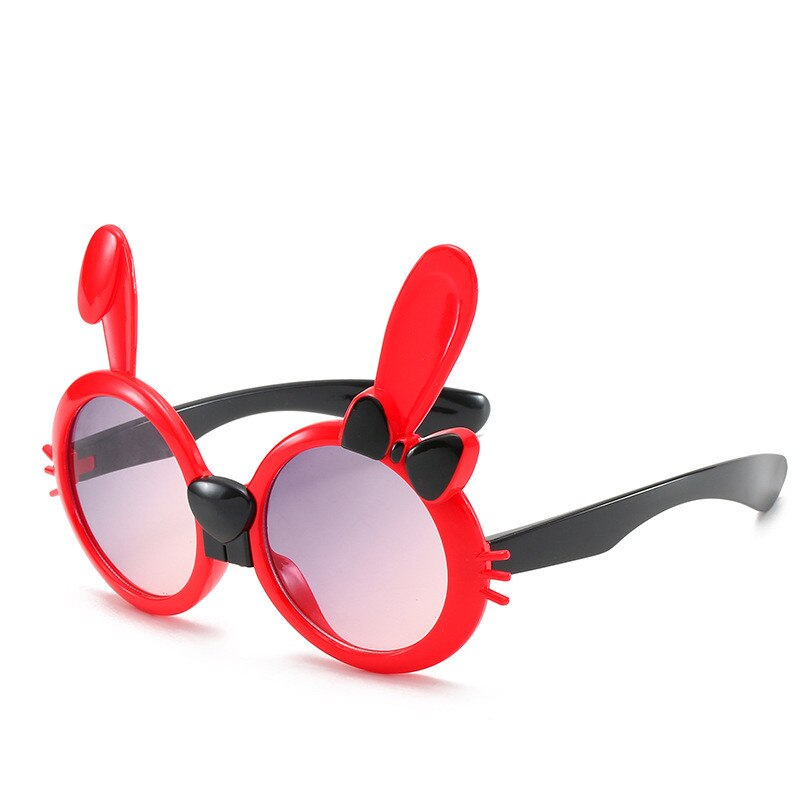 1pc Lovely Rabbit Children's Sunglasses Girls Boys Cute Cartoon Sun Glasses for Kids Sunglasses UV400 Kids Animal Goggles