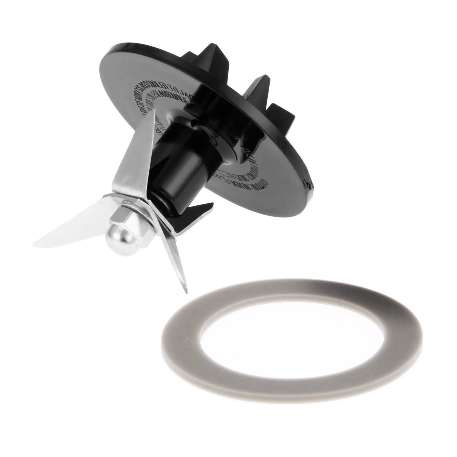 2 pçs/set Cortador De Lâmina De Reposição com Rubber Junta Parte Fit para Peças Liquidificador Liquidificador Cuisinart Cozinha Preto