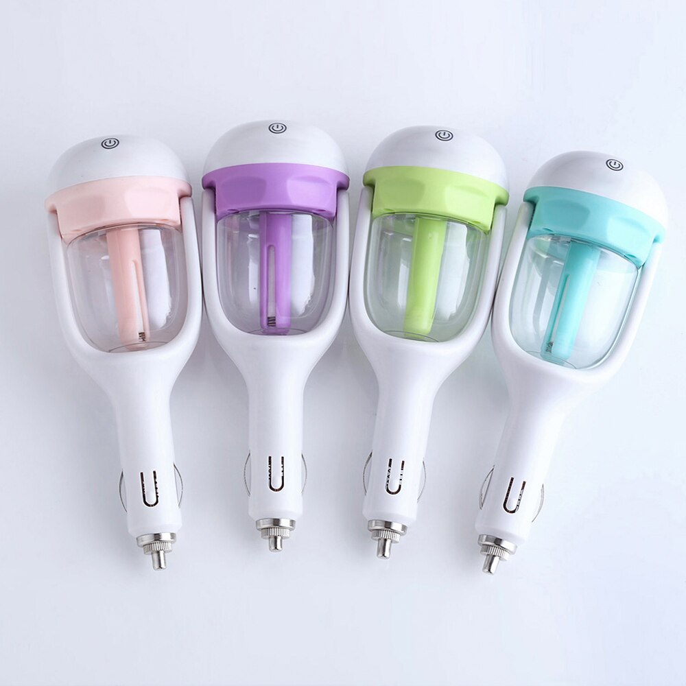 12V Mini Luchtreiniger Aromatherapie Essentiële Olie Mist Maker Fogger Auto Luchtbevochtiger
