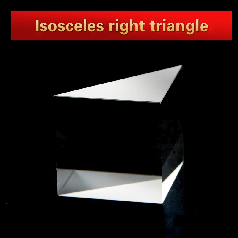 Spektral optik optisk glas trekantet plet ligebenet retvinklet trekant