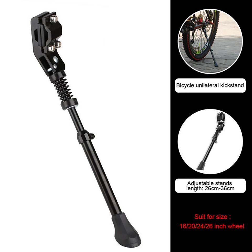 2 Legs Stand Center Mount Double Leg Parking Rack Bike Kickstand Adjust Height fits most 24" 26" 28" Bicycle: B