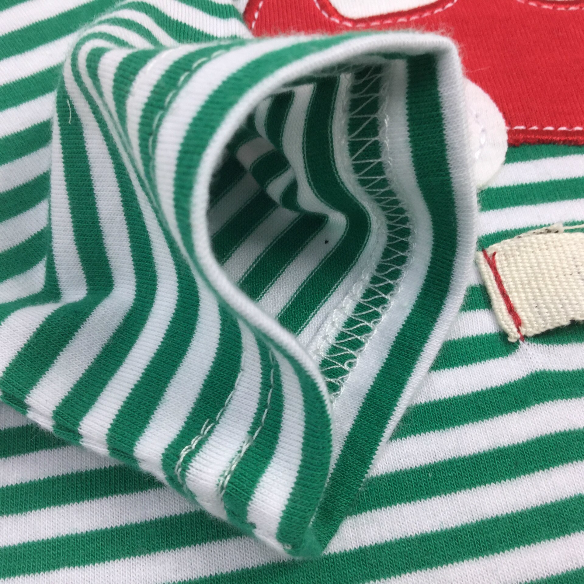 Carter Toddler Baby Boys and Girls Red Car Long-sleeved Striped Baby Jumpsuit