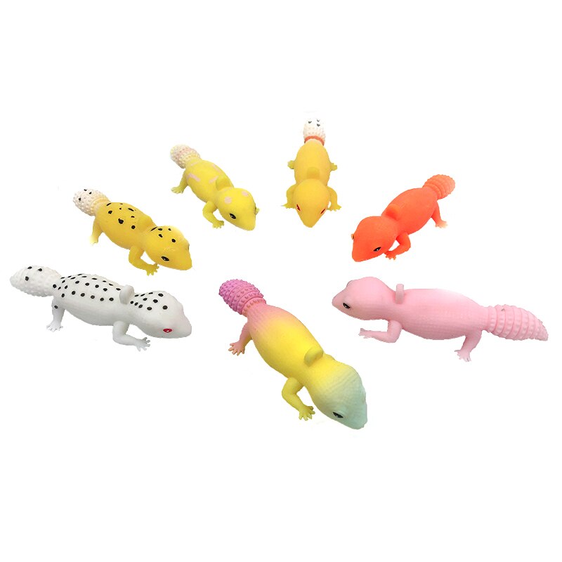 Squishy Hagedis Anti-Stress Speelgoed Voor Kinderen Squish Stress Novelty Gag Speelgoed Fun Gags Bananasplit Squeeze Speelgoed