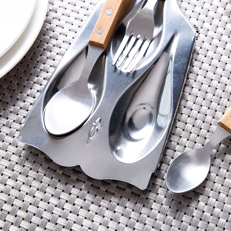 Stainless Steel Kitchen Small Spoon Recipe Storage Household Tableware Space Space Container