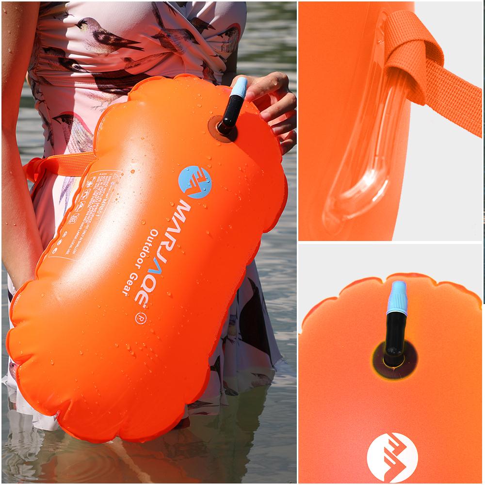 Buoy Swim Flotation Open Water Inflated Sea Float Sports Upset for Safe Safety Outdoor Device
