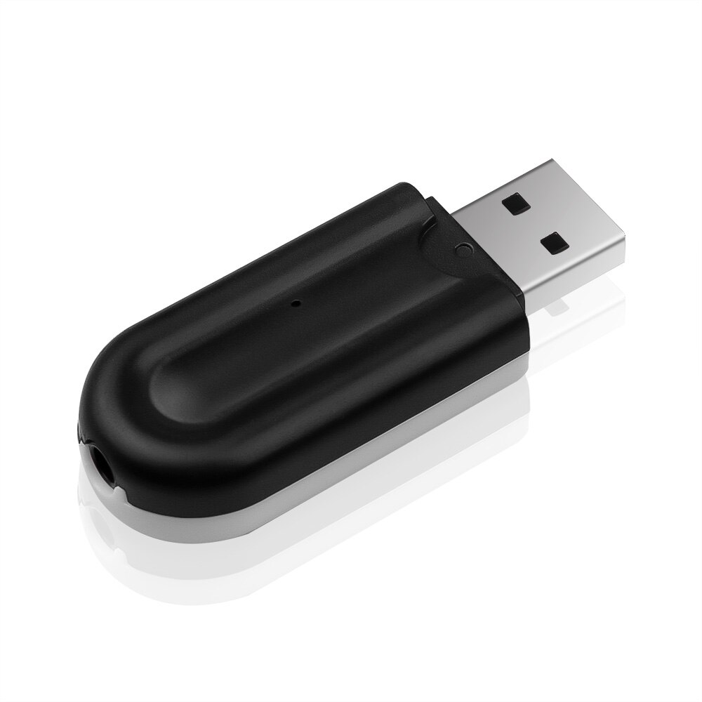 Receptor Bluetooth A2DP Dongle, receptor de Audio y música estéreo, adaptador USB inalámbrico para teléfono móvil Android/IOS, conector AUX de 3,5mm para coche