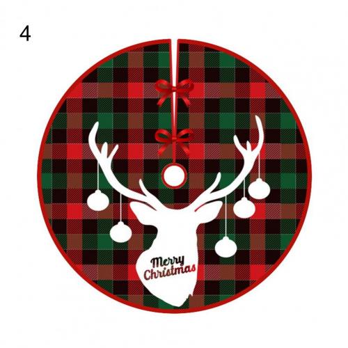 80% hübsche, runde, dekorative baumdecken aus flanell für weihnachten – exquisite baumunterlagen für feste: 4