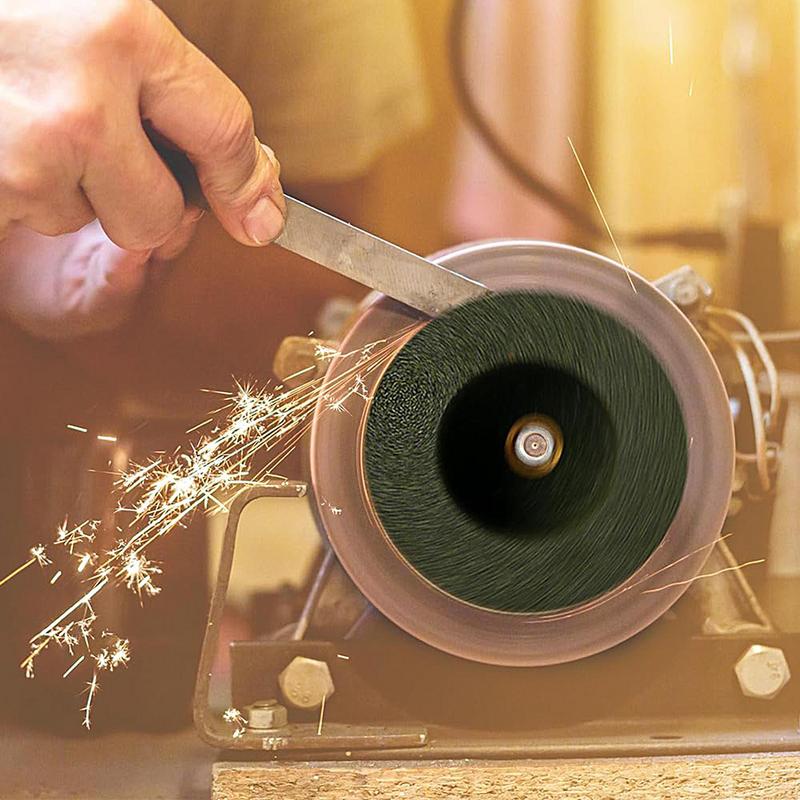 Ruote per smerigliatrice angolare Ruote per molatura e lucidatura di roccia Utensili per ruote per lucidatura in carburo di silicio per un efficace rimozione della ruggine