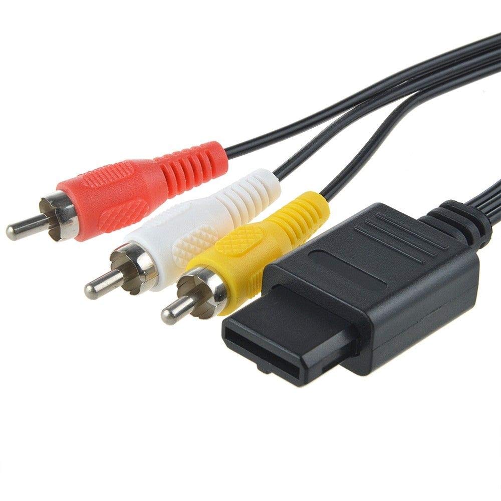 10 pz di alta qualità 180cm 6FT AV TV RCA cavo Video cavo per cubo di gioco per SNES per Nintend per N64 64 spedizione gratuita