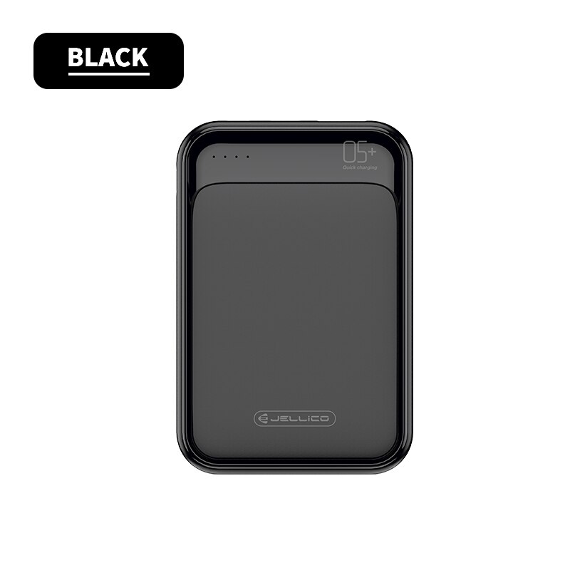 Jellico Power Bank 5000mAh LED Display Portable Charging PowerBank 5000 mAh USB External Battery Charger For Xiaomi Mi 9 iPhone: Default Title
