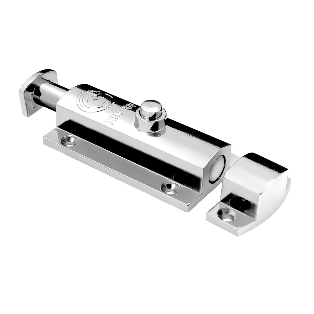 2 PCS Push-button Anti-theft Automatic Spring Latch Toilet Installation Safety Wooden Door Bolt Self-elastic Lock