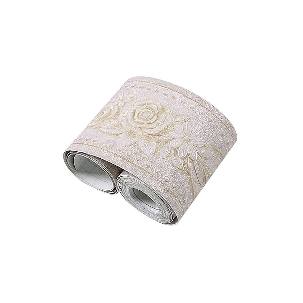 3D Stereo Wall Stickers Corner Corridor Border Wall Self Adhesive Waistline Sticker Waterproof Tile Baseboard: Brown