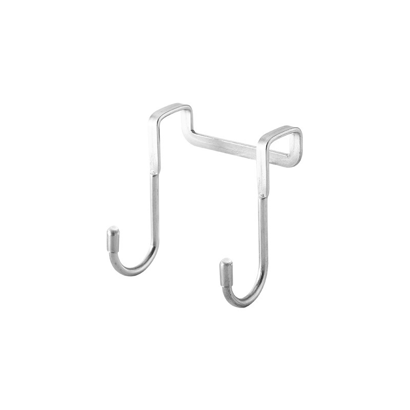 Douche Glazen Deur Handdoek Hanger Kast Deuren Terug Haken Bureaus Drawers Hangers Voor Keuken Badkamer Slaapkamer Organizer: Light Grey