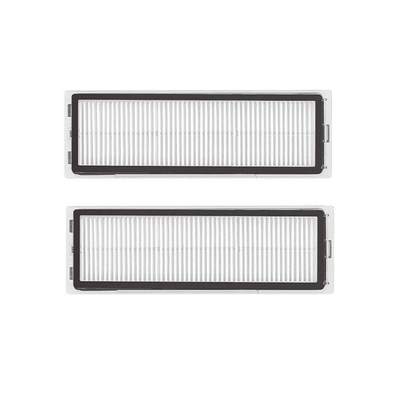 Original rengöringsdelar av sidborste moppduk huvudborste borstlocket filter för dreame  d9 trouver finder rls 3: Hepafilter 2pc