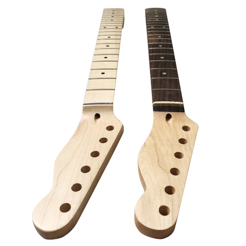 Mango de cuello de guitarra eléctrica TL, 22 trastes, diapasón de palisandro de arce para Luthier Kit, accesorios de parte de guitarra