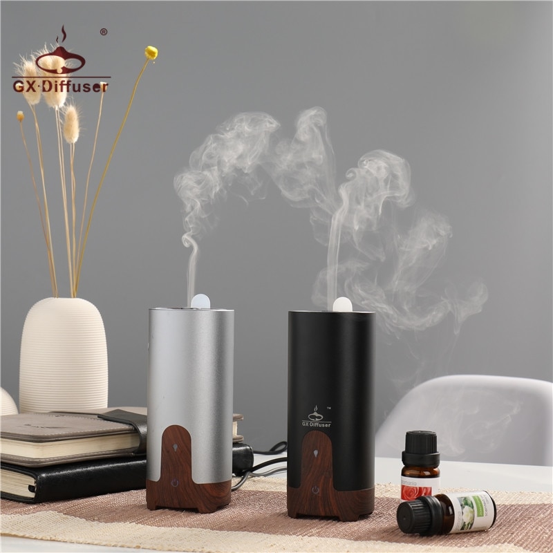 GX.Diffuser Portable Car USB Ultrasonic Humidifier Essential Oil Diffuser Aroma Diffuser Air Purifier Aromatherapy Mist Maker
