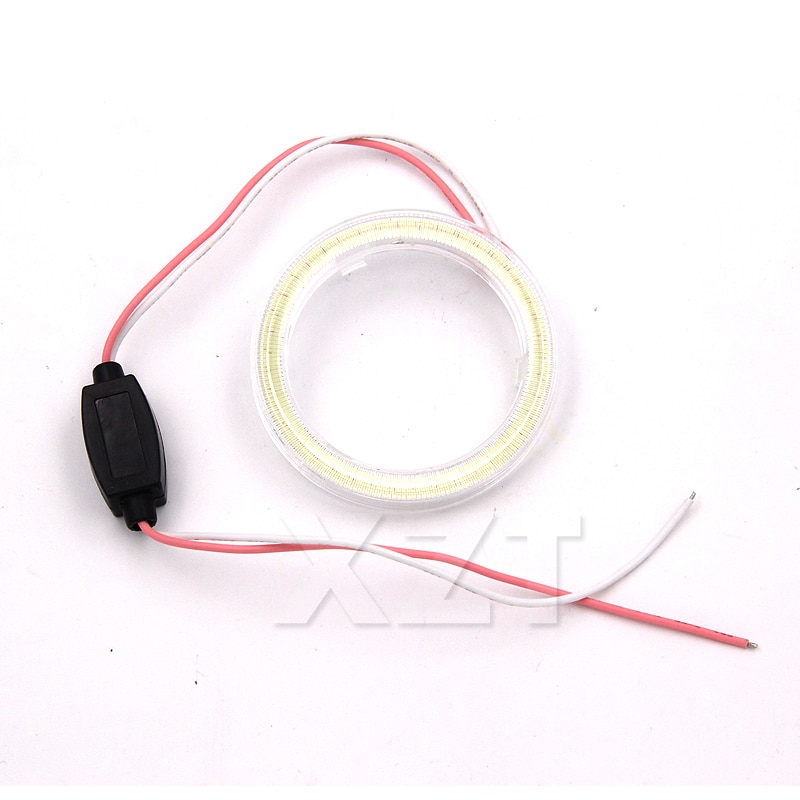Faros Led tipo Ojos de Ángel para coche, faros delanteros Led tipo mazorca con forma de ojo de Ángel para coche, Moto, ciclomotor, Moto cc 12V