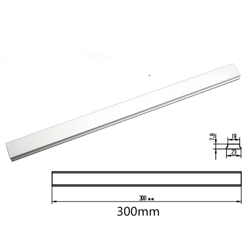 Aluminium  m6 / m8 t- skinne aluminiumslegering glidemøtrik t-møtrik til 30/45 t skinne klemme skrue rille fastgørelsesanordning træbearbejdningsværktøj: 1pc 300mm