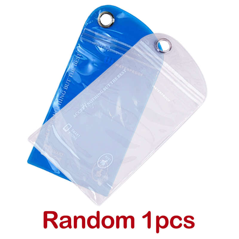 Women Swimming Bag Waterproof Handbags Transparent PVC Plastic Pool Beach Makeup Organizer Toiletry Storage PVC Bag: Random-1 pcs