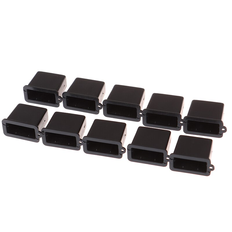 10Pcs USB Type A Male Anti-Dust Plug Stopper Cap Cover Protector: Black