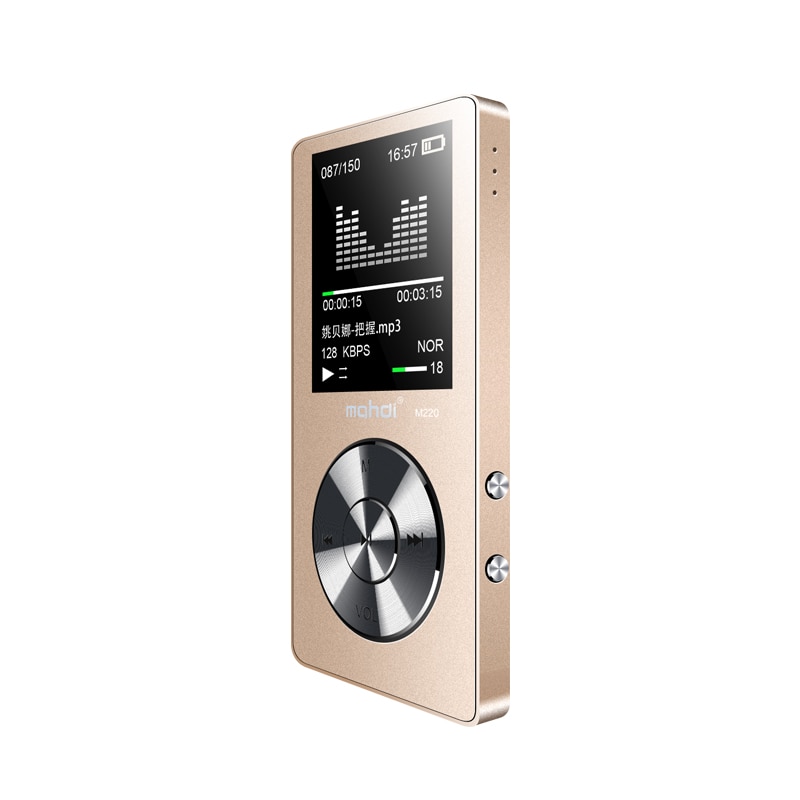 MAHDI HIFI Lossless MP3 Player 1.8inch TFT Screen Music Player Built-in Speaker 8G with FM Video E-book Recorder Clock Function