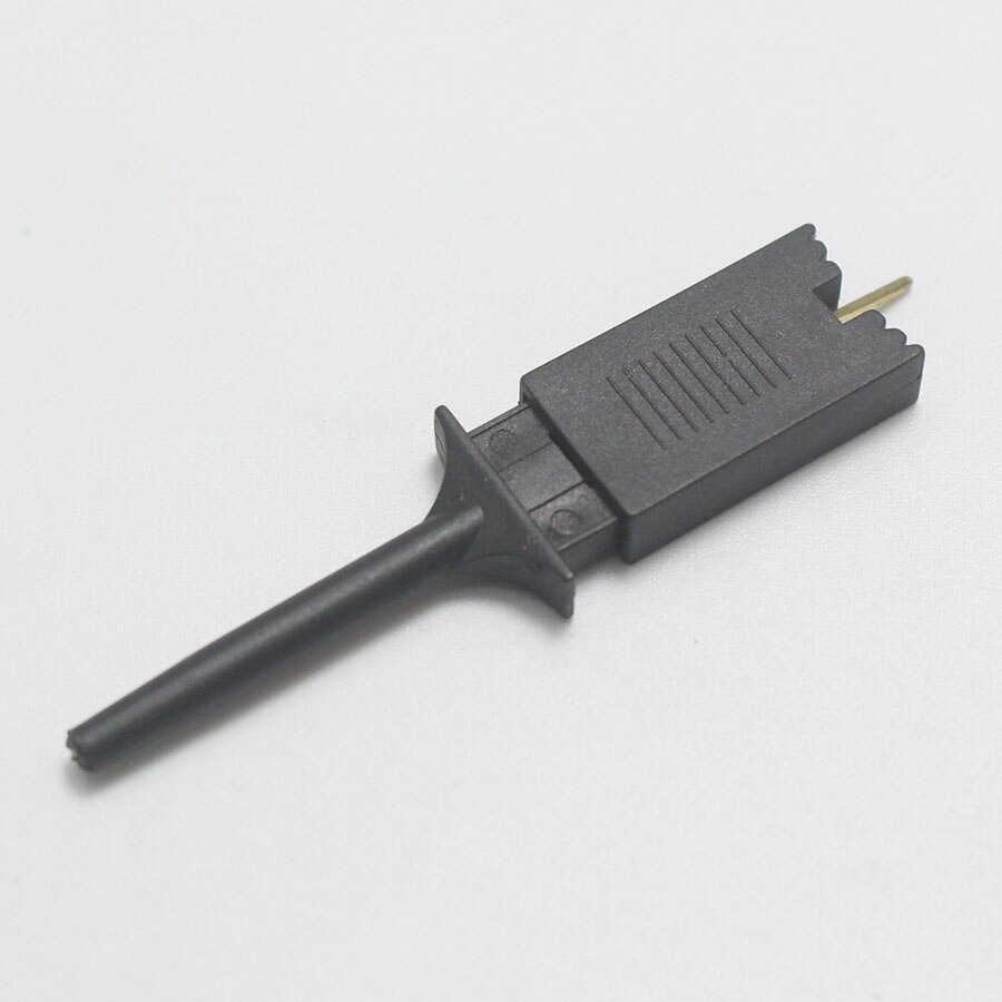 2pcs Test Hook Clamp with Pin for logic analyzer logic test red black yellow green blue white flat Connector