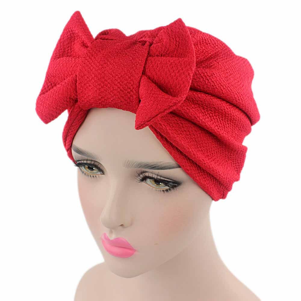 Femmes arc Cancer chimio chapeau bonnet foulard turban casquette: Watermelon 