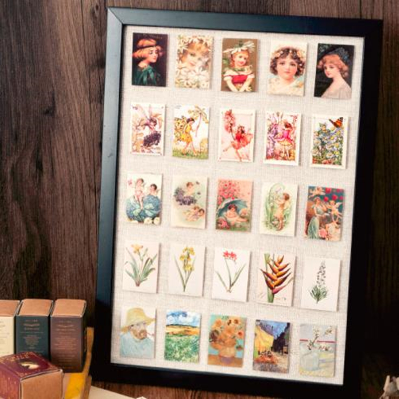 Moking retro library Mini Tag Greeting Cards Postcard Birthday Card retail