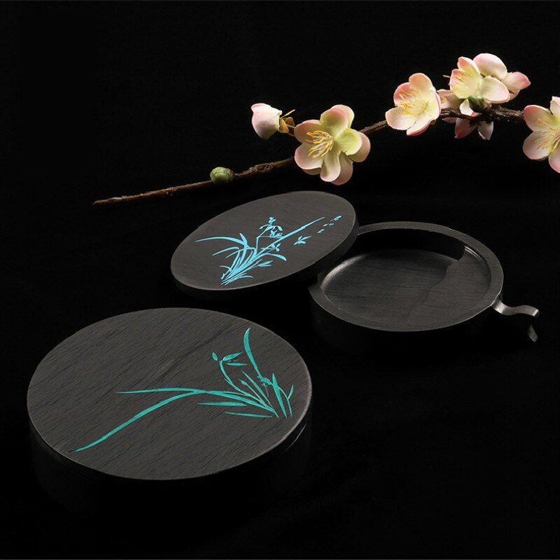 Calligraphy Writing Inkstone Natural Rock Inkstone Traditional Chinese Ink Painting Ink Grinding Plate Tinta China Ink Slab
