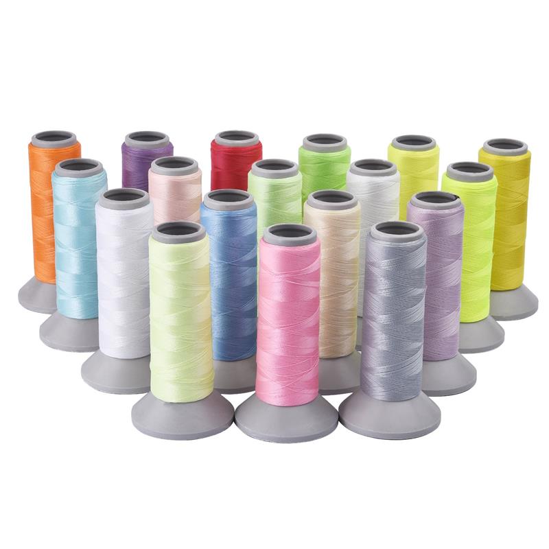 150D/500yards Luminous Embroidery Threads/Luminous Sewing Thread Fluorescent Light Threads Costume Night Thread Hat Night Light