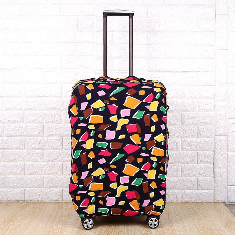 Suitcase Cover High Elastic Stripe Love Heart Shaped Luggage Case Dust Cover For18-32Inch Suitcase Essential Accessories