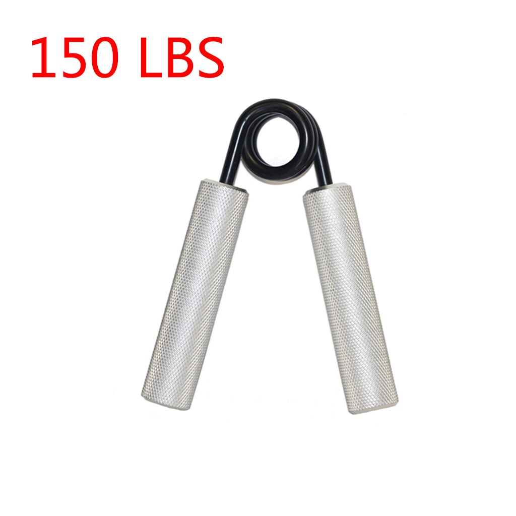 100-300LBS Aluminum Rod Grip Metal Grip Hand Strength Exercise Solid Aluminum Handl Grip Exerciser Strength Muscle Recovery: Black 150LBS