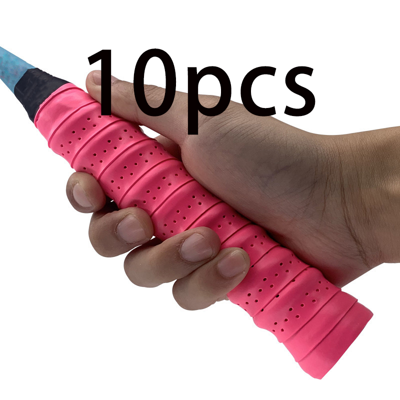Badminton racket, tennis racket, fishing rod, universal laminated keel hand glue, anti slip racket rubber grip: Pink