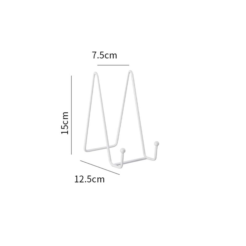 Supporto per piatto decorativo supporto per telaio in metallo cavalletto in ferro supporto per cornice per foto supporto per piastra espositore in ferro