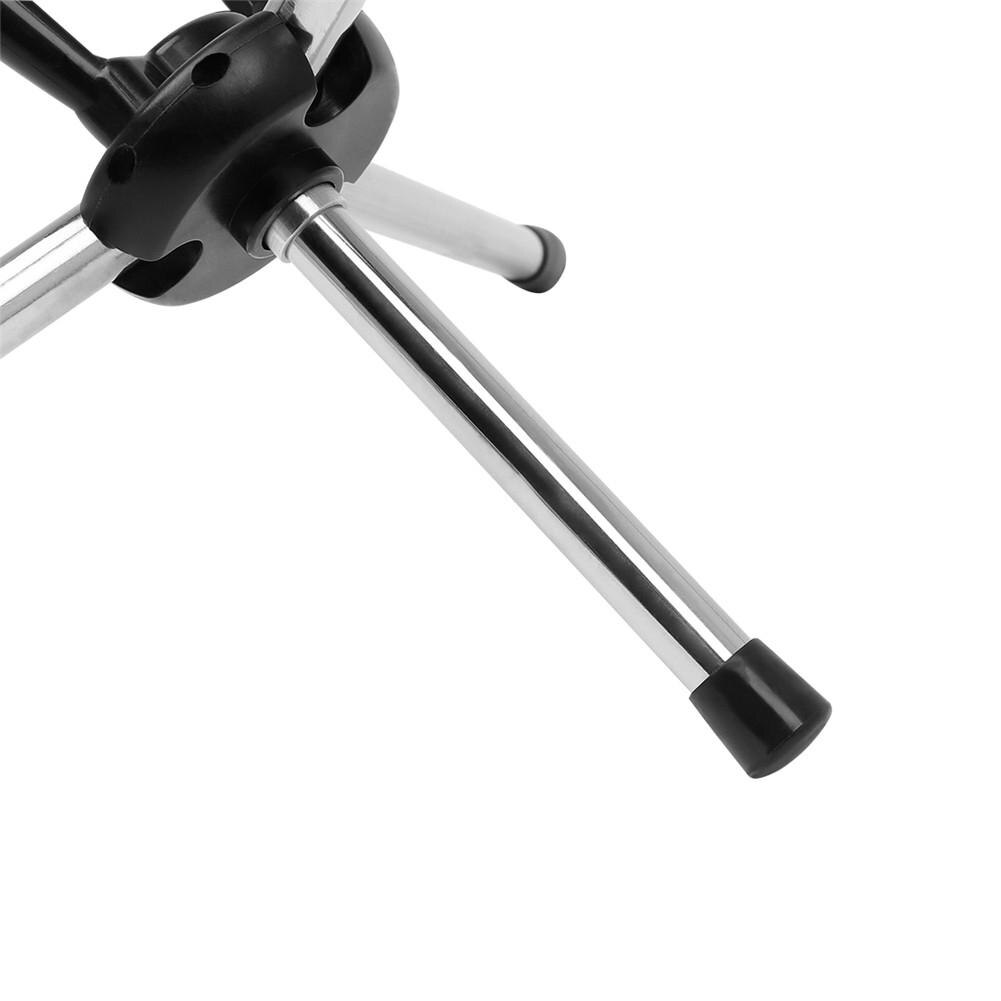 Ld -126 alt saxofon sax bærbar holder sammenklappelig saxofonbeslag justerbar stativinstrumenter tilbehør (læderpose)