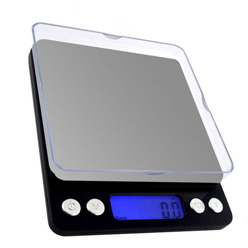Stainless Steel Electronic Scale Precision Portable Household Kitchen Scale Mini Gold Gram Scale Jewelry Scale