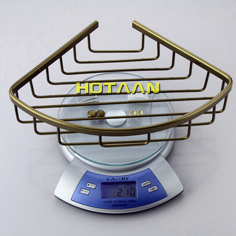 Wall Mounted Antique finish aluminum Bathroom Shower shampoo Shelf Basket Holder single Layer YT-7018