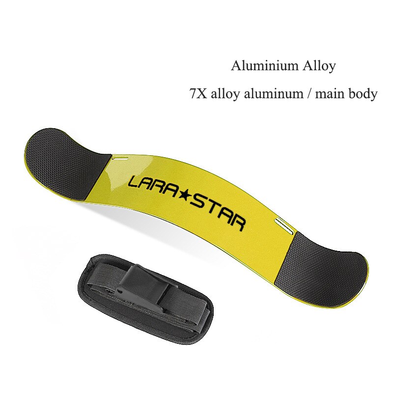 Maxairms armtrainer, biceps arm blaster, gewichtheffen arm blaster, fitness arm biceps bomber, gewichtheffen biceps trainingsbord: Geel