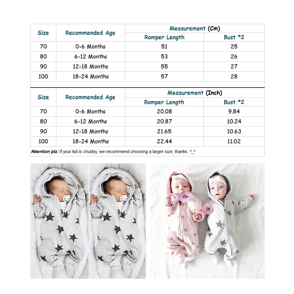 Pudcoco Babys Jumpsuits Cotton Newborn Infant Kids Baby Boy Girl Romper Jumpsuit Clothes Outfit