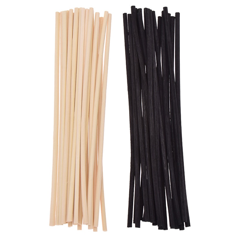 20Pcs 4mmX20cm Extra Dikke Sticks Riet Olie Diffuser Vervanging Refill Rotan Diy Home Decoratie