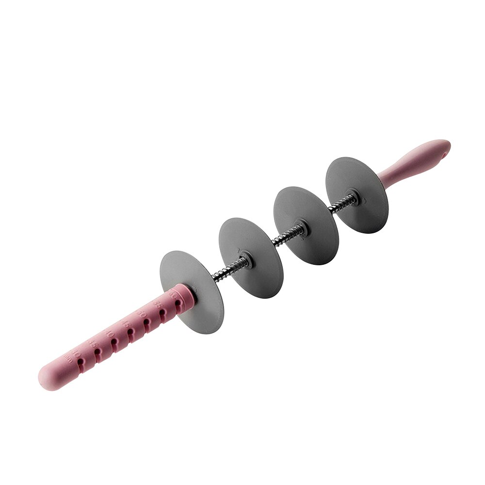 Adjustable Blade Roller Pin Croissant Cutter Multi-function Bread Slicer Set Stainless Steel Croissant Bread Dough Cutter Roler3: B