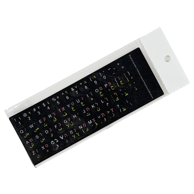 Ersatz-tastaturaufkleber, buchstabenfolie, mehrbuchstabenaufkleber für tablet-laptop  e8be: 1