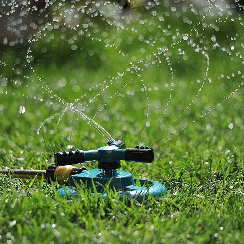 3- armige sproeier voor in de tuin, automatische bewatering van gras, gazon, 360 graden roterende watersproeier, tuinirrigatiesysteem