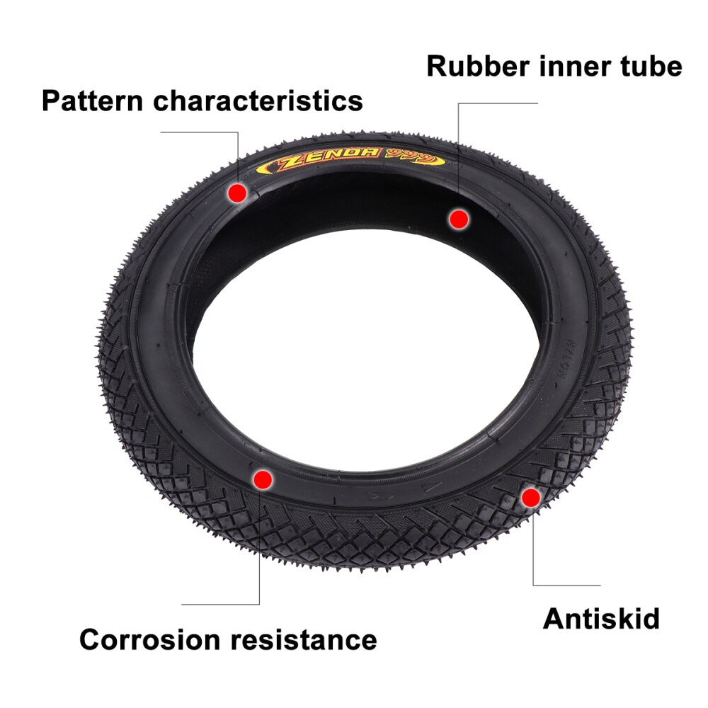 12x2.125 Kids Balance Bike Tire Thicken Outer Tire for Bike Racing (Random Pattern)