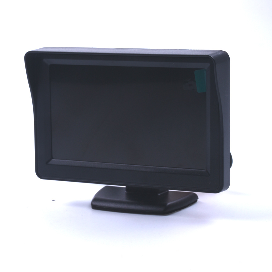 4.3 Inch Tft Lcd Auto Monitor Auto Reverse Parking Monitor Met Led-Achtergrondverlichting Voor Achteruitrijcamera Dvd