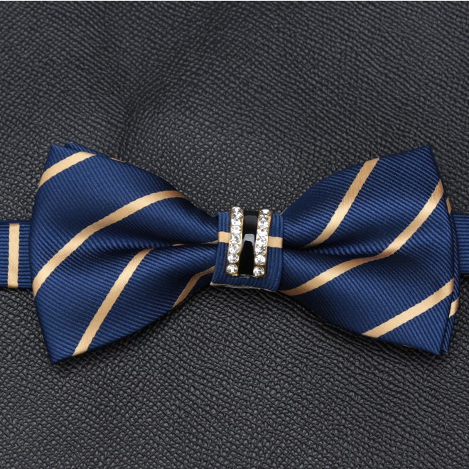 Men Luxurious Bowtie Groom Solid Dot Cravat Gravata Butterfly Wedding Bow Ties Male Accessories for Mens Tie: ZY-LD-Z-010
